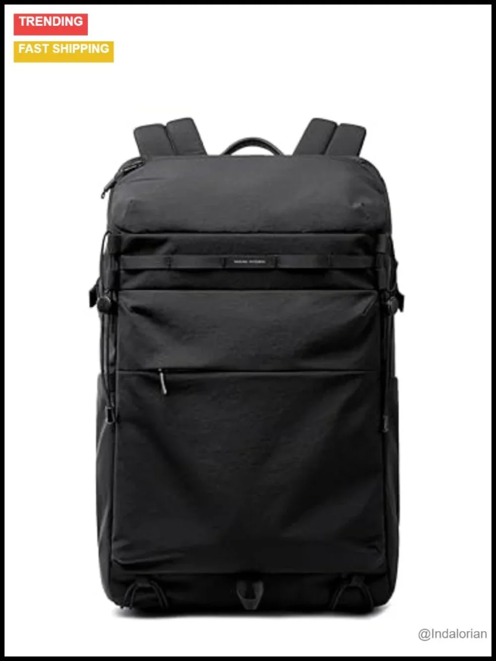 25L Water-Resistant Ripstop Nylon Travel Backpack for Men, Laptop Daypack